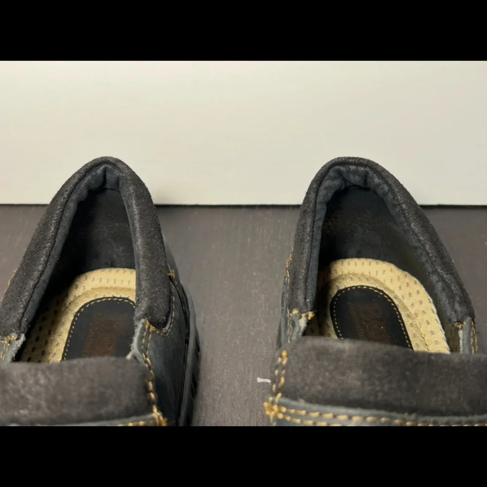 NWOB - Born Gudmund Leather Slip On Casual Loafers Black Mens 11